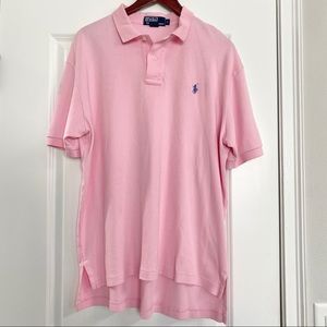 Pink Polo Ralph Lauren Logo Short Sleeve Polo Like New